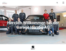 Tablet Screenshot of garageherzog.ch